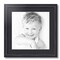 ArtToFrames 18x18" Matted Picture Frame with 14x14" Single Mat Photo Opening Framed in 1.25" Black and 2" Mat (FWM-4083-18x18)